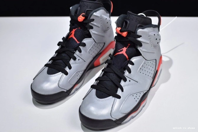 Cheap 3M Infrared 6 Air JSP Reflective Jordan CI4072-001 0819